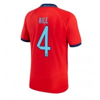 England Declan Rice #4 Fußballbekleidung Auswärtstrikot WM 2022 Kurzarm